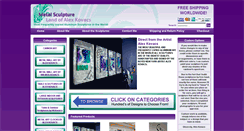 Desktop Screenshot of alex-kovacs-metal-wall-sculptures.com